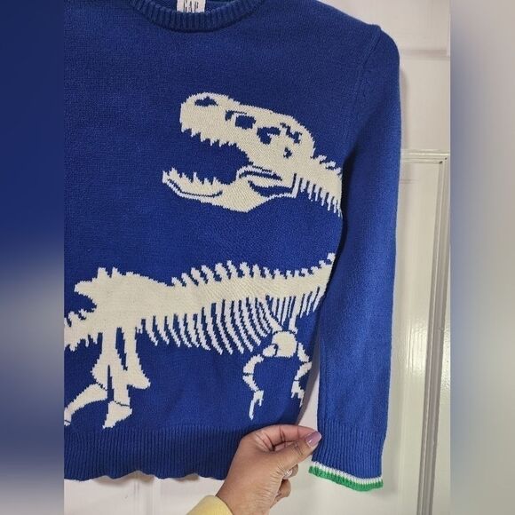 Gap Kids Dinosaur Sweater Size Small - Picture 4 of 6